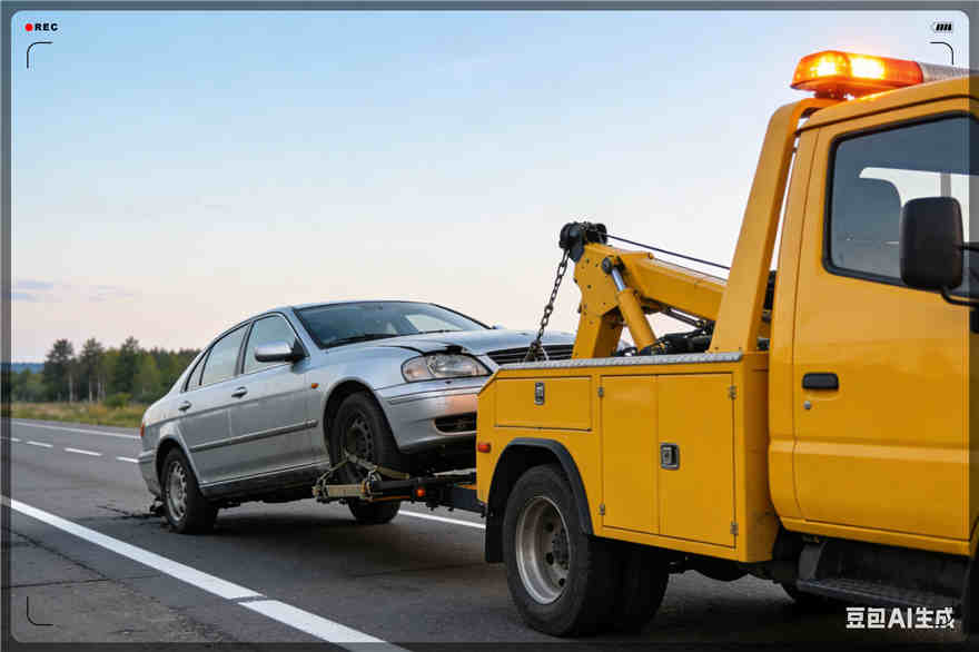 香格里拉拖车救援电话【案例】